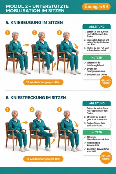 Seite: Übungen im Sitzen
